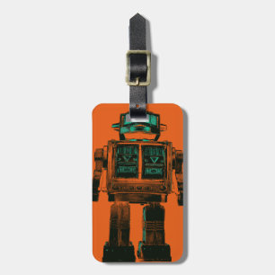 Etiqueta Para Maletas Rebelión radiactiva del robot
