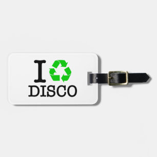 Etiqueta Para Maletas Reciclar Disco