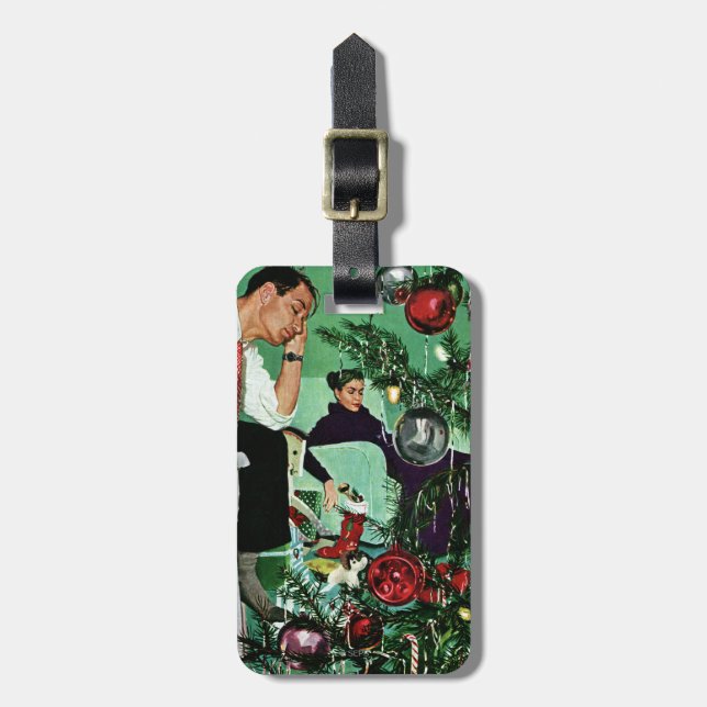 Etiqueta Para Maletas Recorte del árbol (Frente Vertical)