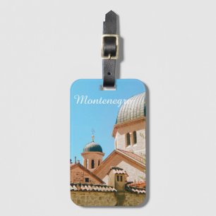 Etiqueta Para Maletas recuerdo de viaje a Kotor, Montenegro