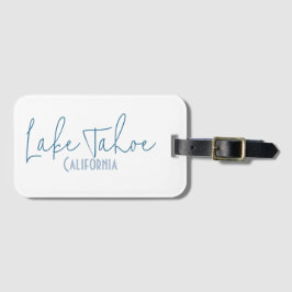 Etiqueta Para Maletas Recuerdo de viaje al lago Tahoe, California
