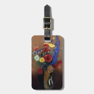 Etiqueta Para Maletas Redon: Flores salvajes, C1912