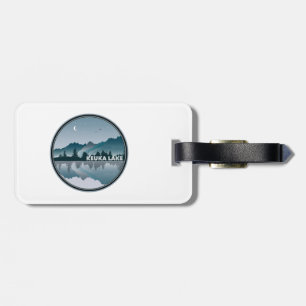 Etiqueta Para Maletas Reflexión sobre el lago Keuka en Nueva York