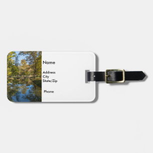 Etiqueta Para Maletas Reflexiones en Dogwood Creek