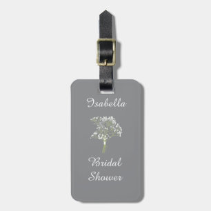 Etiqueta Para Maletas Regalo de boda floral, ducha de novia personalizad