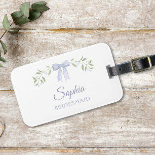 Etiqueta Para Maletas Regalo de propuesta para dama de honor con flores