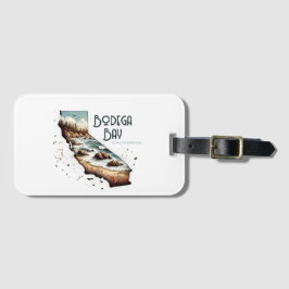Etiqueta Para Maletas Regalo de recuerdo de Bodega Bay California