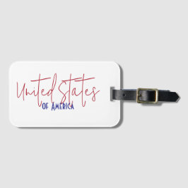 Etiqueta Para Maletas Regalo de recuerdo de viaje por Estados Unidos de