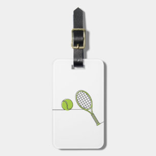 Etiqueta Para Maletas Regalo del tenis del amante el   del tenis