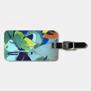 Etiqueta Para Maletas Regalo Mosaic de mariposa
