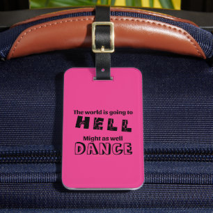 Etiqueta Para Maletas Regalo para bailarina de danza divertida y persona