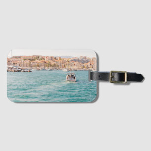 Etiqueta Para Maletas Regalo temático de viajes con foto de playa