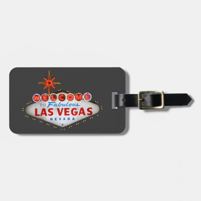 Etiqueta Para Maletas Regalos de Las Vegas (Frente Horizontal)
