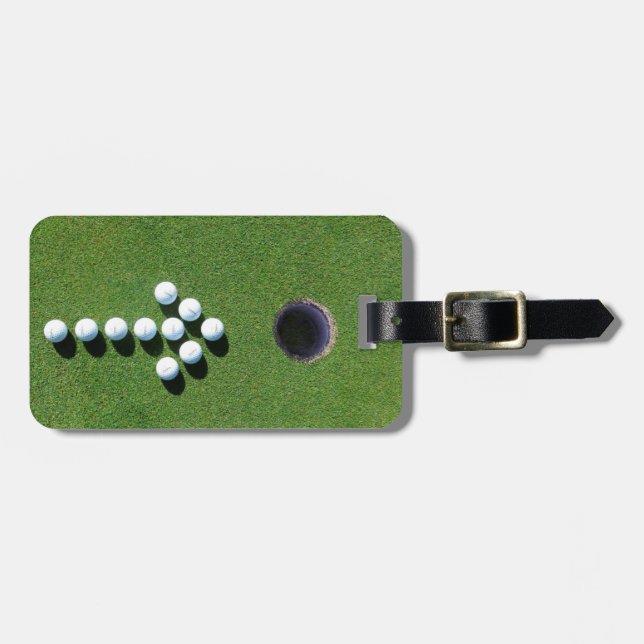 ETIQUETA PARA MALETAS REGALOS DIVERTIDOS DEL GOLFISTA, PERSONAL DE LA (Frente Horizontal)
