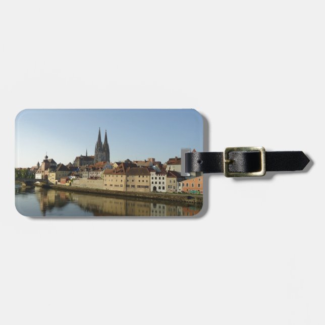 Etiqueta Para Maletas Regensburg, Alemania (Frente Horizontal)