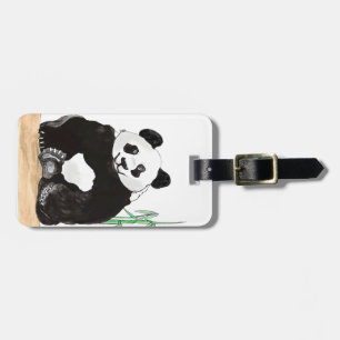 Etiqueta Para Maletas Regla Cute Pandas