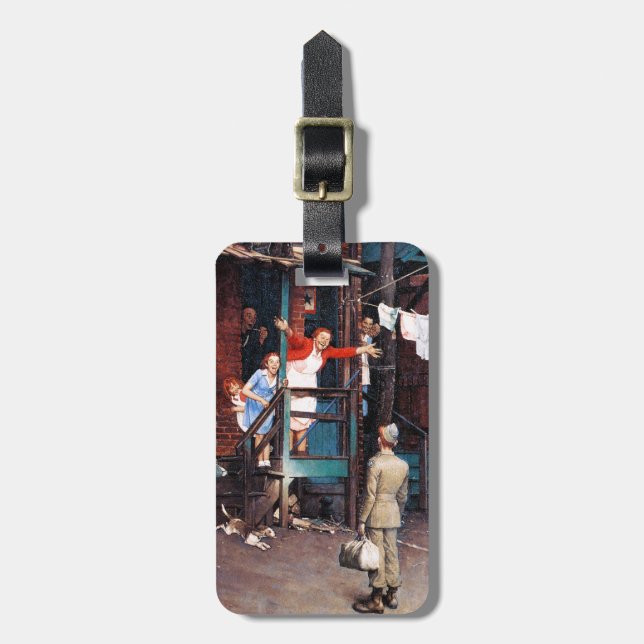 Etiqueta Para Maletas Regreso a casa (Frente Vertical)