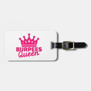 Etiqueta Para Maletas Reina de Burpees