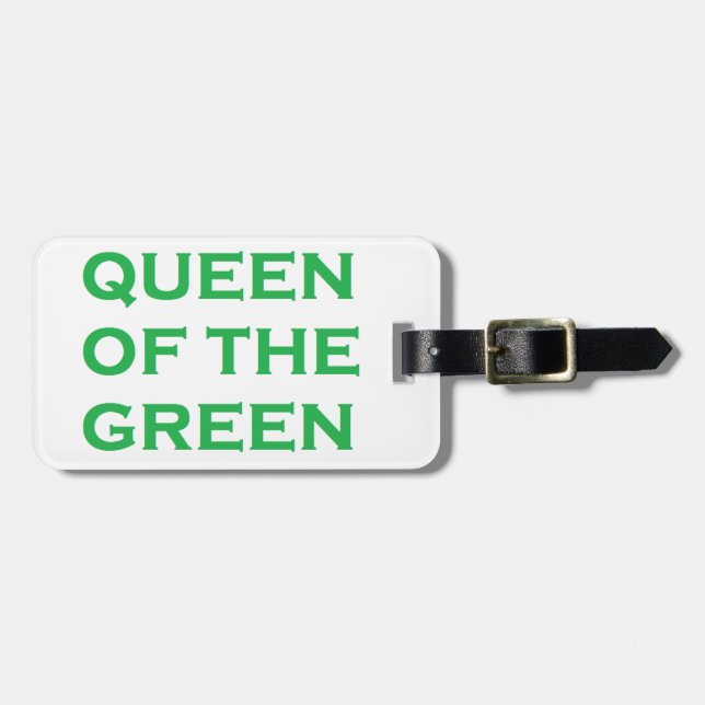 Etiqueta Para Maletas Reina del verde (Frente Horizontal)