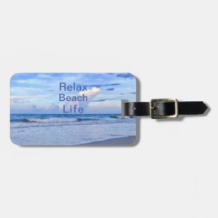 Etiqueta Para Maletas Relax Beach Life Photography