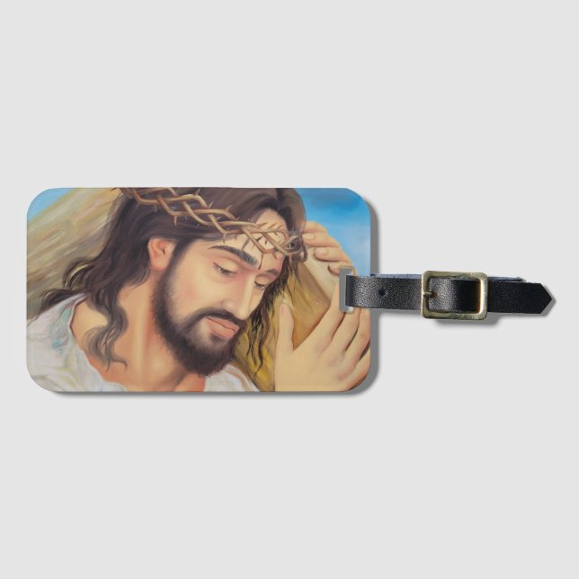 Etiqueta Para Maletas Religión cristiana Jesucristo (Anverso horizontal)