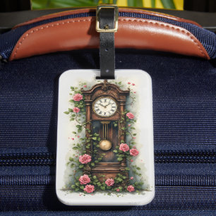 Etiqueta Para Maletas Reloj de Abuelo Vintage Ivy Rose