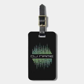 Etiqueta Para Maletas Remixer del productor musical de DJ