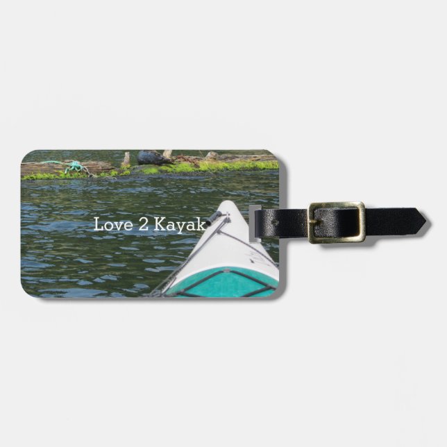 Etiqueta Para Maletas Remo en kayak (Frente Horizontal)