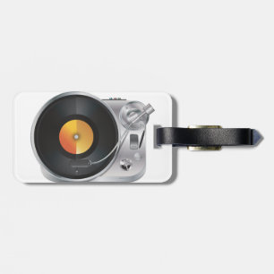Etiqueta Para Maletas Reproductor de música DJ