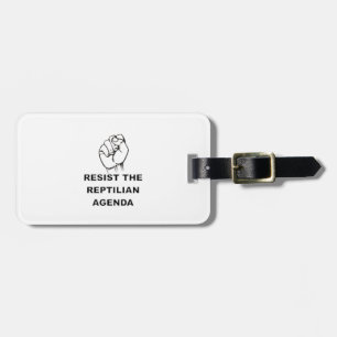 Etiqueta Para Maletas Resistir la agenda republicana