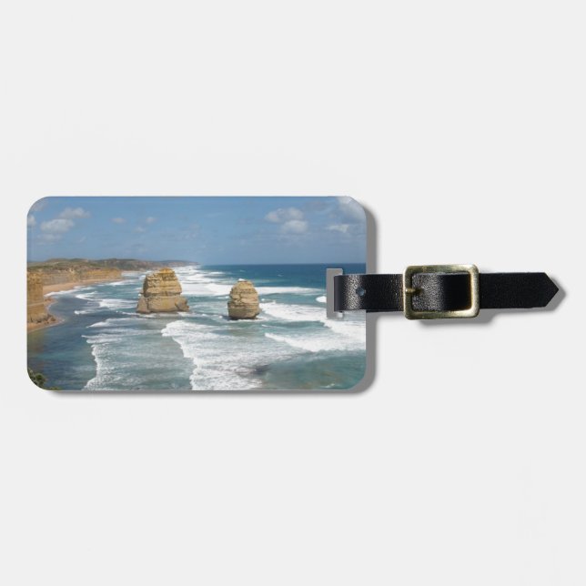 Etiqueta Para Maletas Resplandor de la playa (Frente Horizontal)