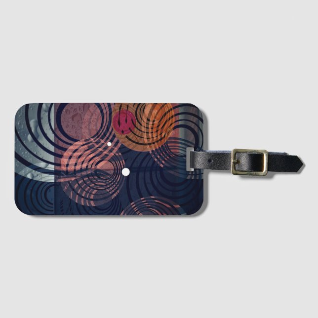 Etiqueta Para Maletas Resumen (Anverso horizontal)