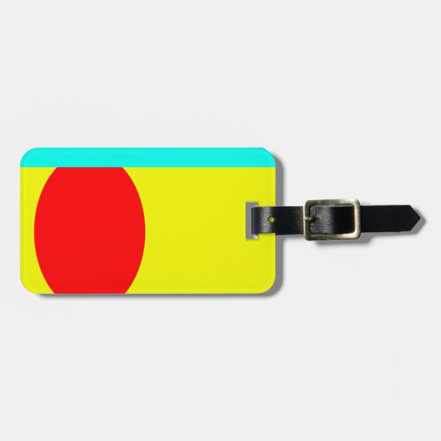 Etiqueta Para Maletas Resumen (Frente Horizontal)