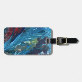 Etiqueta Para Maletas Resumen colorido contemporáneo