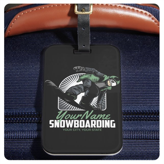 Etiqueta Para Maletas Retirada personalizada de snowboard (Subido por el creador)