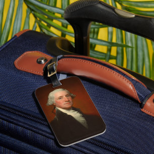 Etiqueta Para Maletas Retrato de George Washington