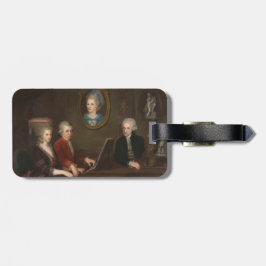 Etiqueta Para Maletas Retrato de la familia de Mozart