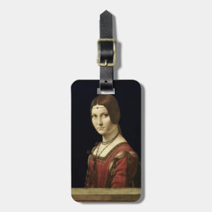 Etiqueta Para Maletas Retrato de una señora de la corte de Milano