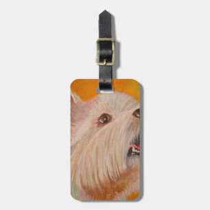 Etiqueta Para Maletas Retrato de West Highland White Terrier