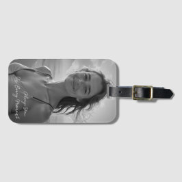 Etiqueta Para Maletas Retrato personalizado de ella: regalo de foto simp