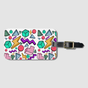 Etiqueta Para Maletas Retro de cosecha estética de los años 80