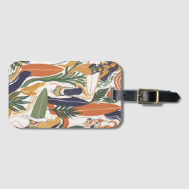 Etiqueta Para Maletas Retro Surf Club