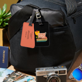 Etiqueta Para Maletas Retro TOME FÁCIL