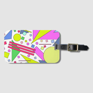 Etiqueta Para Maletas Retro Vintage 80s and 90s Style