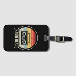 Etiqueta Para Maletas Retro Vintage Radio Head