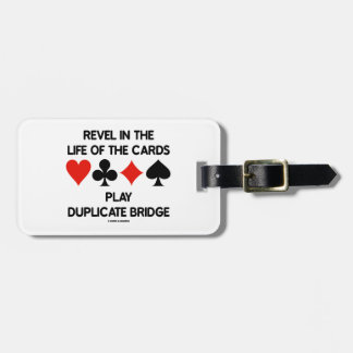 Etiqueta Para Maletas Revel en la vida del puente del duplicado del