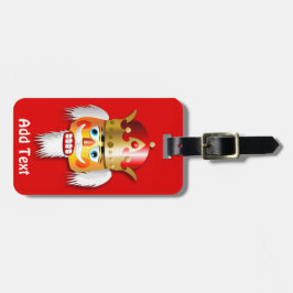 Etiqueta Para Maletas Rey de nuez del cascanueces