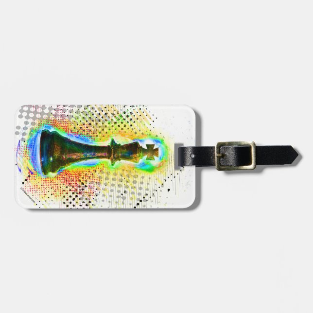 Etiqueta Para Maletas Rey fresco (Frente Horizontal)