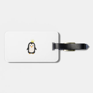 Etiqueta Para Maletas Rey pingüino