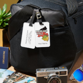 Etiqueta Para Maletas Rhineland-Palatinate Alemania RLP